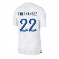 Muški Nogometni Dres Francuska Theo Hernandez #22 Gostujuci SP 2022 Kratak Rukav